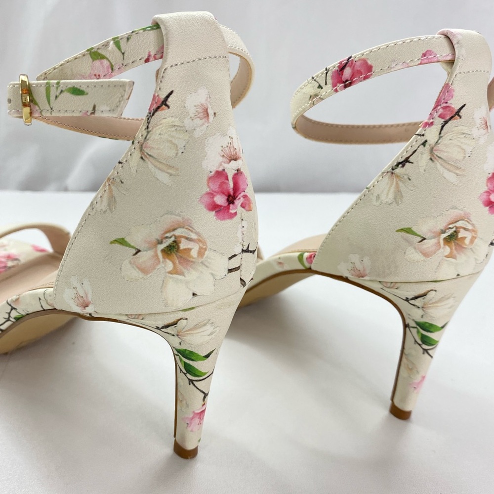 Kelly & Katie Floral Women's 3” Heels Cream Pink size 8 shoes sandals wedding - Picture 6 of 12